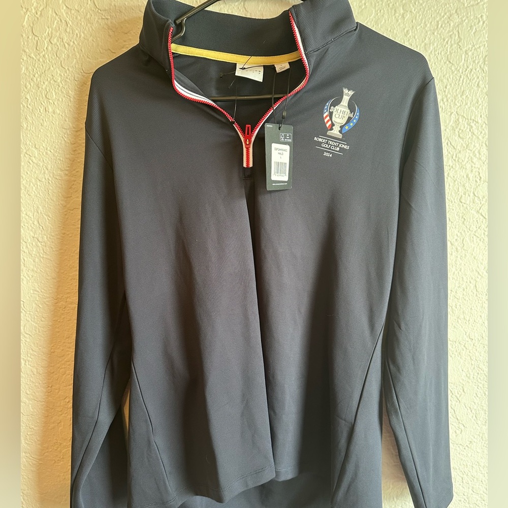 NWT Dunning Golf 2024 Solheim Cup Women’s Large 1/4 Zip Pullover Jacket